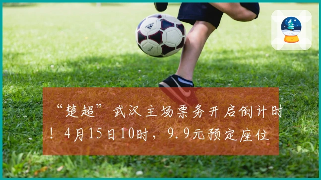 “楚超”武汉主场票务开启倒计时！4月15日10时，9.9元预定座位