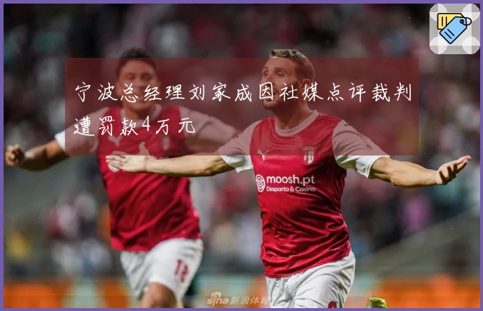 宁波总经理刘家成因社媒点评裁判遭罚款4万元